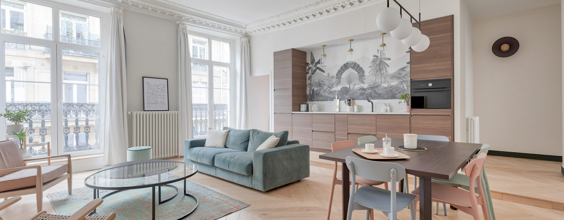 Un appartement parisien entièrement rénové
