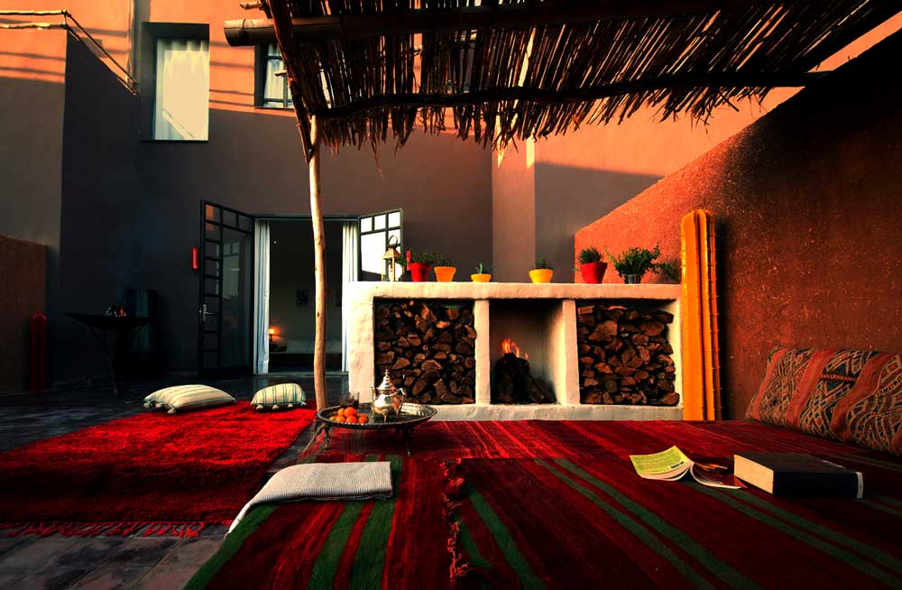 Visite déco : L'hôtel Fellah à Marrakeck
