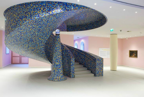 escaliers, Alessandro Mendini, musée Groningue
